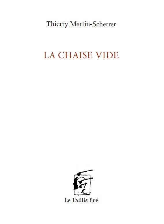Kniha La chaise vide Martin-Scherrer
