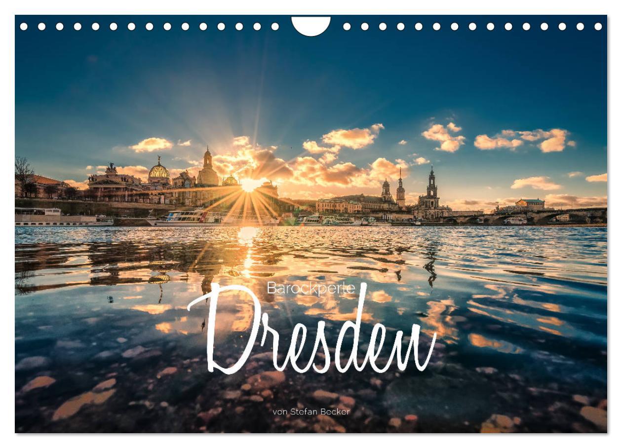 Kalendár/Diár Barockperle Dresden (Wandkalender 2026 DIN A4 quer), CALVENDO Monatskalender Calvendo