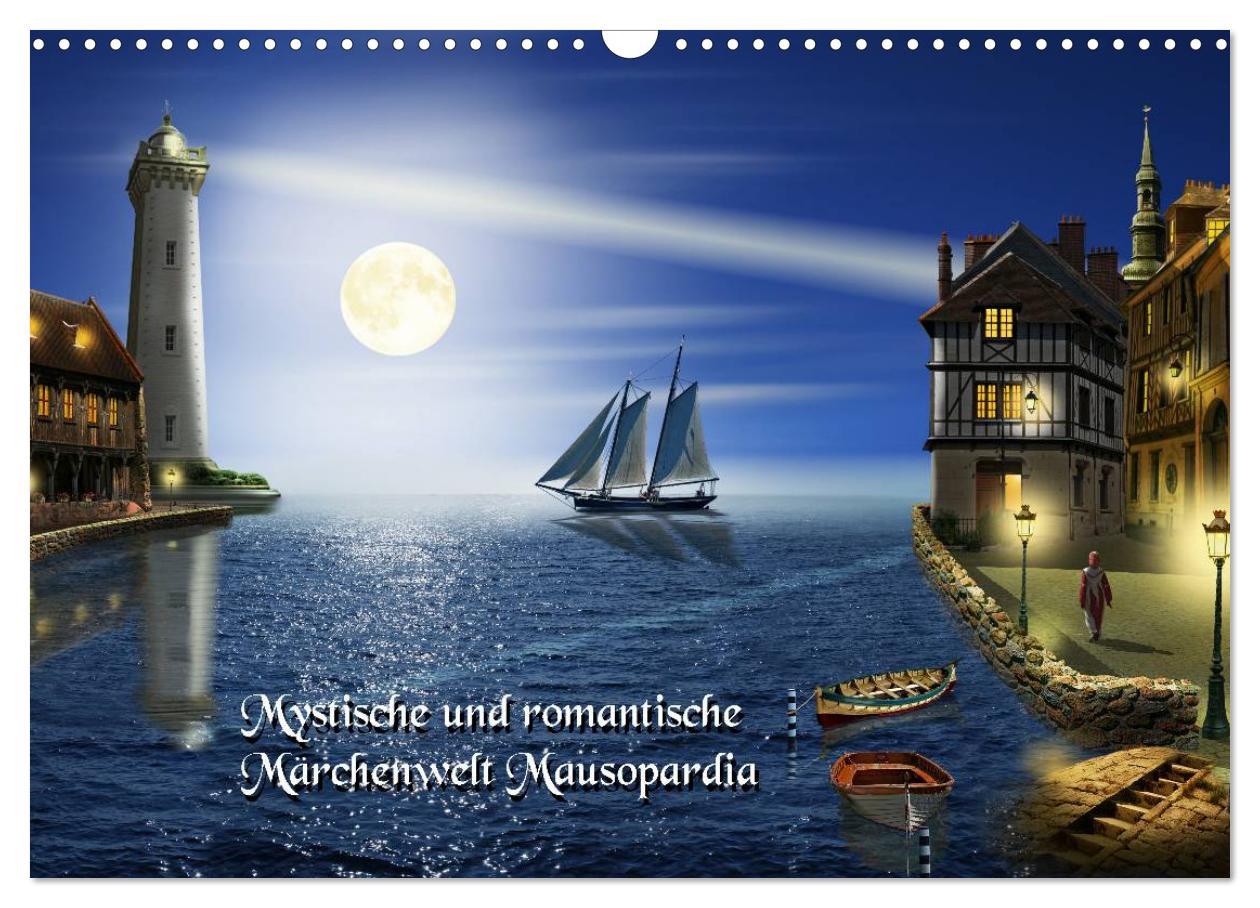 Kalendár/Diár Mystische und romantische Märchenwelt Mausopardia (Wandkalender 2026 DIN A3 quer), CALVENDO Monatskalender Calvendo