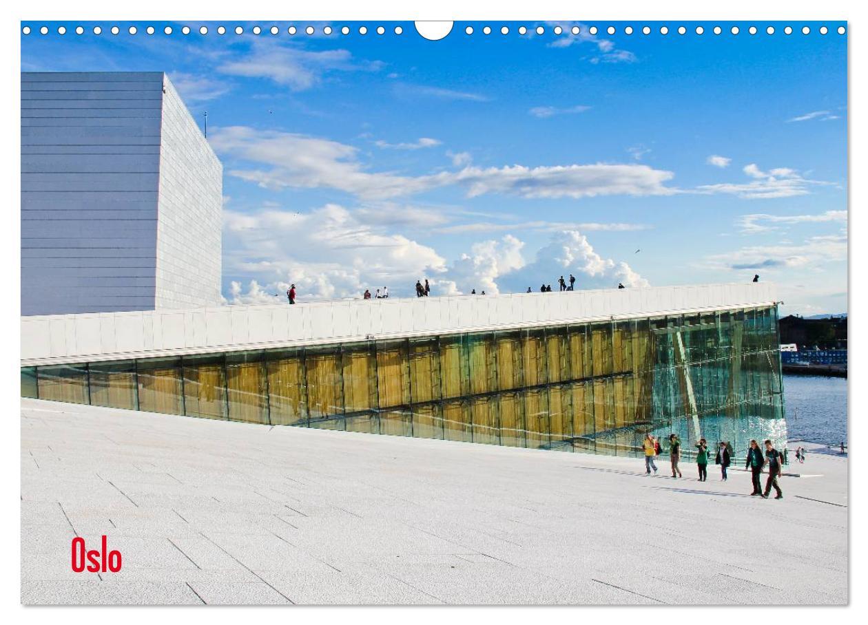 Koledar/Rokovnik Oslo (Wandkalender 2026 DIN A3 quer), CALVENDO Monatskalender Calvendo