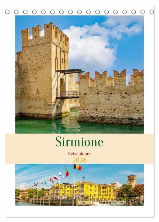 Kalendár/Diár Sirmione - Reiseplaner (Tischkalender 2026 DIN A5 hoch), CALVENDO Monatskalender Calvendo