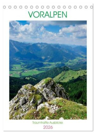 Kalendár/Diár Voralpen (Tischkalender 2026 DIN A5 hoch), CALVENDO Monatskalender Calvendo