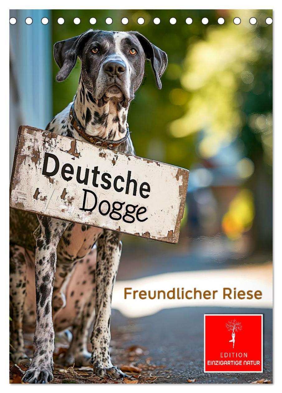 Kalendár/Diár Deutsche Dogge - freundlicher Riese (Tischkalender 2026 DIN A5 hoch), CALVENDO Monatskalender Calvendo