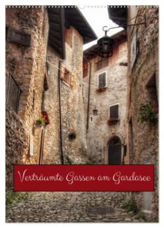 Kalendár/Diár Verträumte Gassen am Gardasee (Wandkalender 2026 DIN A2 hoch), CALVENDO Monatskalender Calvendo