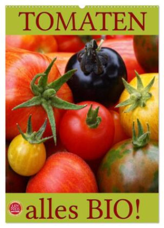 Kalendár/Diár Tomaten - Alles BIO! (Wandkalender 2026 DIN A2 hoch), CALVENDO Monatskalender Calvendo