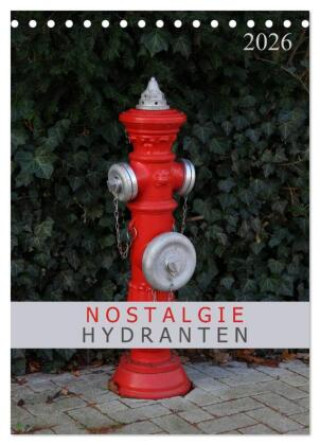 Kalendár/Diár Nostalgie Hydranten (Tischkalender 2026 DIN A5 hoch), CALVENDO Monatskalender Calvendo