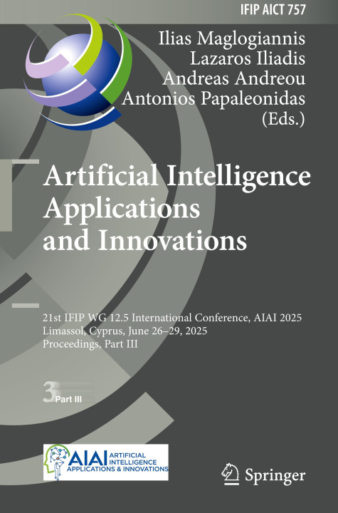 Boek Artificial Intelligence Applications and Innovations Ilias Maglogiannis