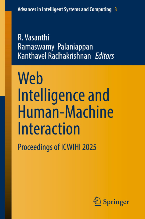 Kniha Web Intelligence and Human-Machine Interaction R Vasanthi
