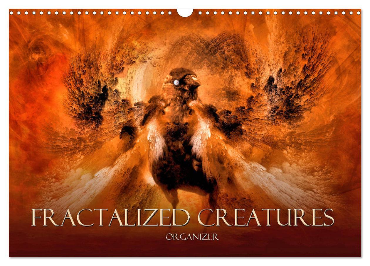Kalendár/Diár Fractalized creatures (Wall Calendar 2026 DIN A3 landscape), CALVENDO 12 Month Wall Calendar Calvendo