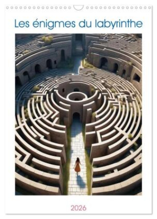 Kalendár/Diár Les énigmes du labyrinthe (Calendrier mural 2026 DIN A3 horizontal), CALVENDO calendrier mensuel Calvendo