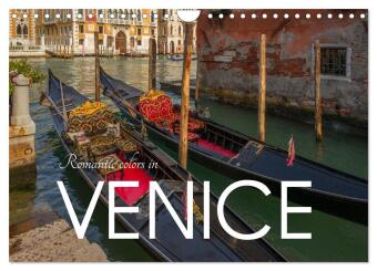 Календар/тефтер Romantic colors in Venice (Wall Calendar 2026 DIN A4 landscape), CALVENDO 12 Month Wall Calendar Calvendo