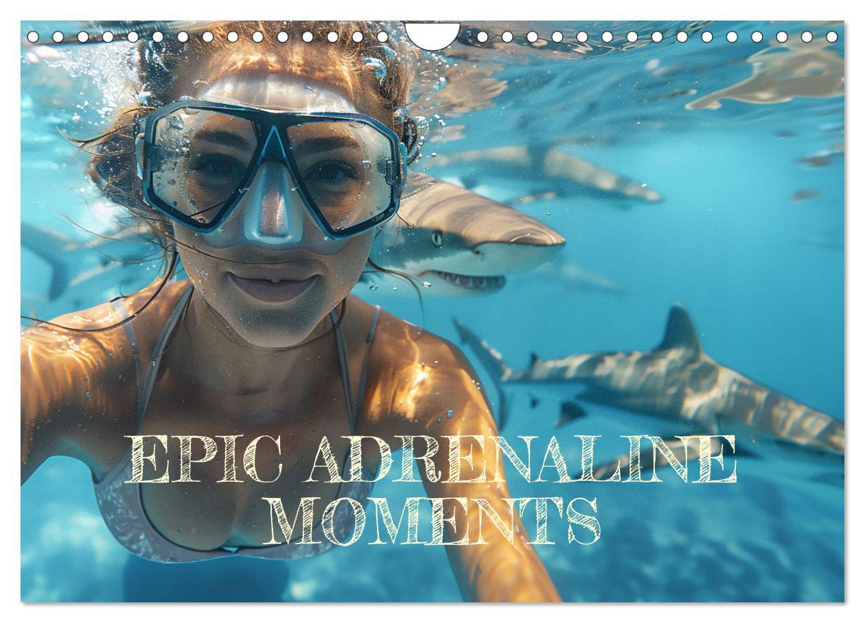 Календар/тефтер Epic Adrenaline Moments (Wall Calendar 2026 DIN A4 landscape), CALVENDO 12 Month Wall Calendar Calvendo