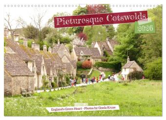 Календар/тефтер Picturesque Cotswolds (Wall Calendar 2026 DIN A3 landscape), CALVENDO 12 Month Wall Calendar Calvendo