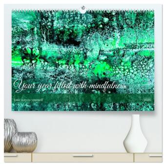 Календар/тефтер Your year filled with mindfulness (High Quality Premium Wall Calendar 2026 DIN A2 landscape),CALVENDO 12 Month Wall Calendar Calvendo