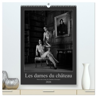 Календар/тефтер Les dames du château  (Calendrier mural 2026 DIN A2 horizontal) calendrier de bureau Calvendo