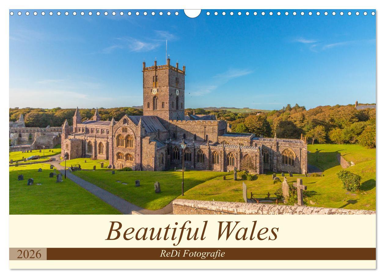 Календар/тефтер Beautiful Wales (Wall Calendar 2026 DIN A3 landscape), CALVENDO 12 Month Wall Calendar Calvendo