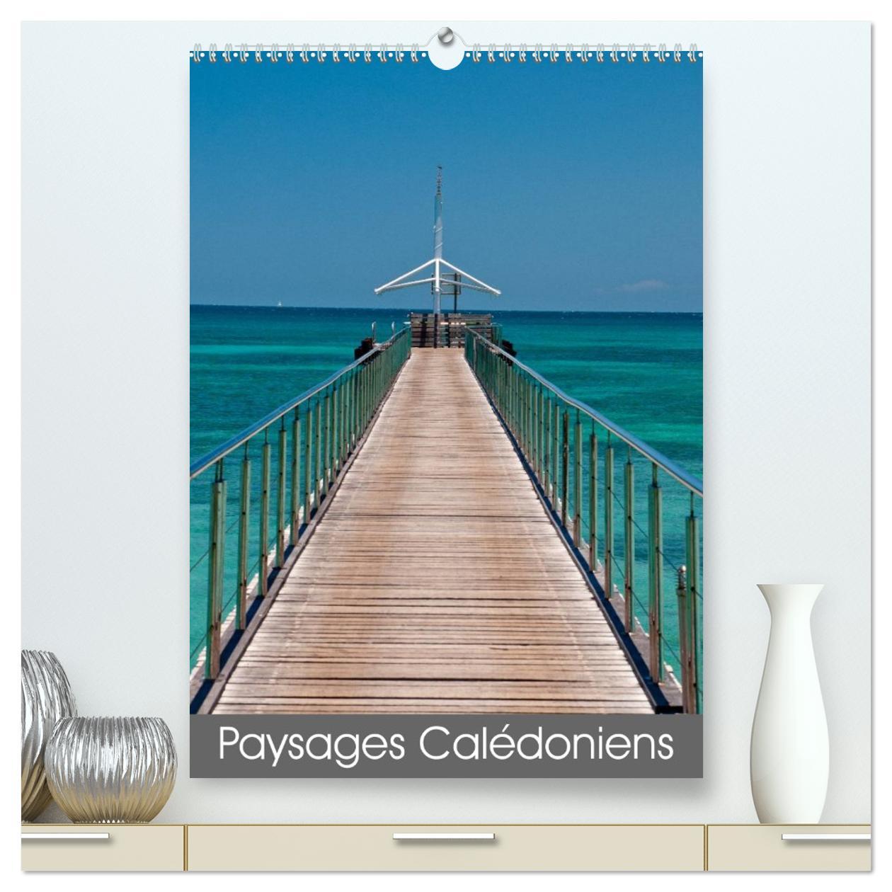 Kalendár/Diár Paysages calédoniens  (Calendrier mural 2026 DIN A2 horizontal) calendrier de bureau Calvendo
