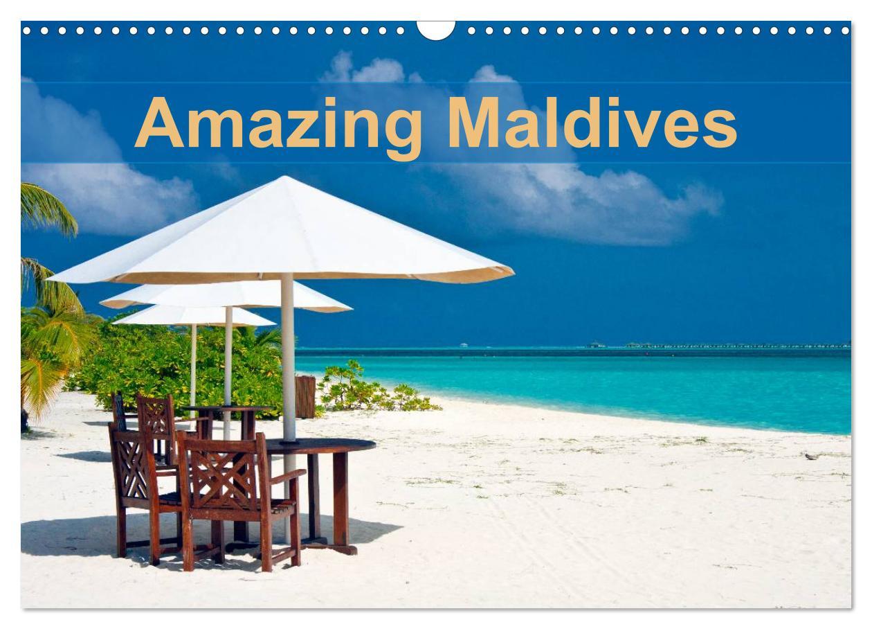 Календар/тефтер Amazing Maldives (Wall Calendar 2026 DIN A3 landscape), CALVENDO 12 Month Wall Calendar Calvendo