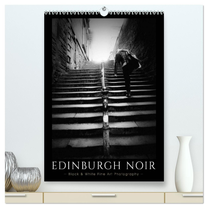 Календар/тефтер EDINBURGH NOIR (High Quality Premium Wall Calendar 2026 DIN A2 portrait),CALVENDO 12 Month Wall Calendar Calvendo
