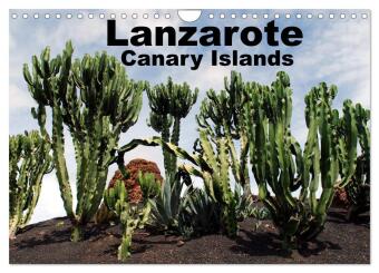 Календар/тефтер Lanzarote - Canary Islands (Wall Calendar 2026 DIN A4 landscape), CALVENDO 12 Month Wall Calendar Calvendo