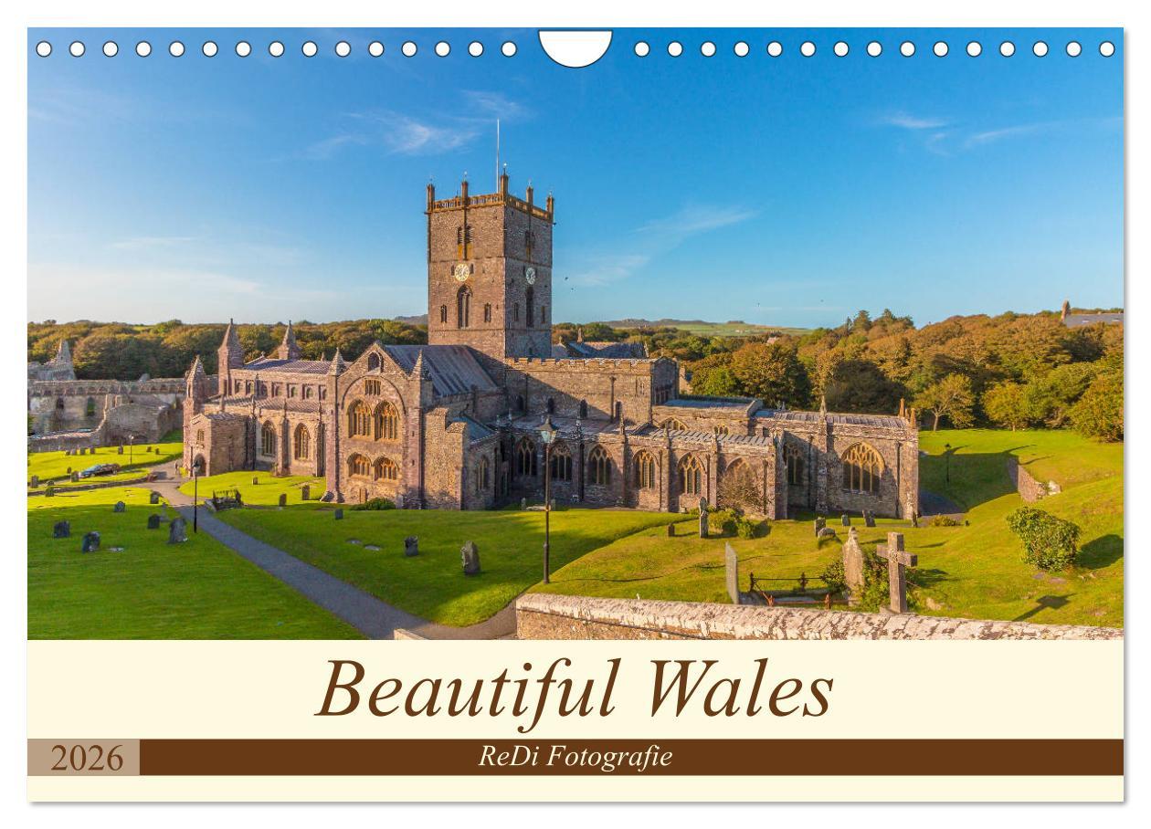Календар/тефтер Beautiful Wales (Wall Calendar 2026 DIN A4 landscape), CALVENDO 12 Month Wall Calendar Calvendo