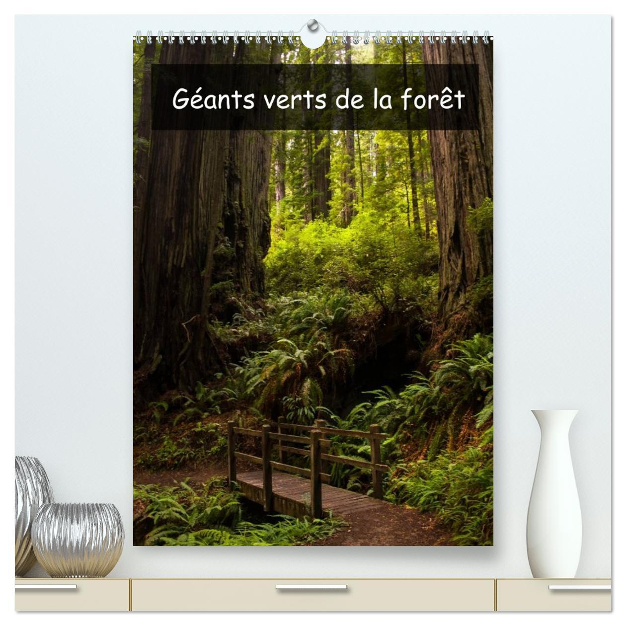 Календар/тефтер Géants verts de la forêt  (Calendrier mural 2026 DIN A2 horizontal) calendrier de bureau Calvendo