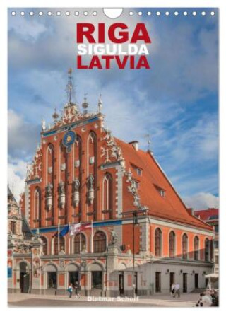 Календар/тефтер Riga Sigulda Latvia (Wall Calendar 2026 DIN A4 portrait), CALVENDO 12 Month Wall Calendar Calvendo