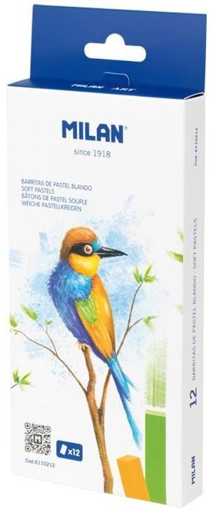 Knjiga Jemné pastely MILAN Art - sada 12 ks 