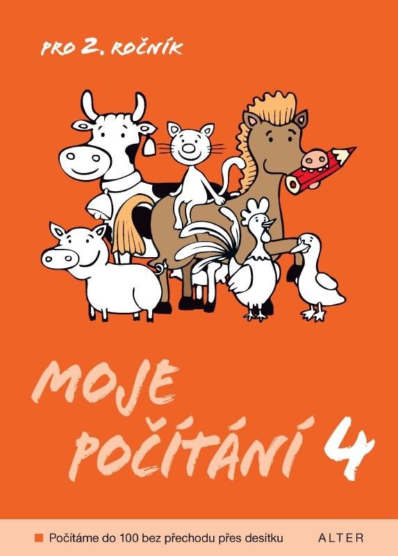 Livro Moje počítání 4 pro 2. ročník ZŠ Růžena Blažková
