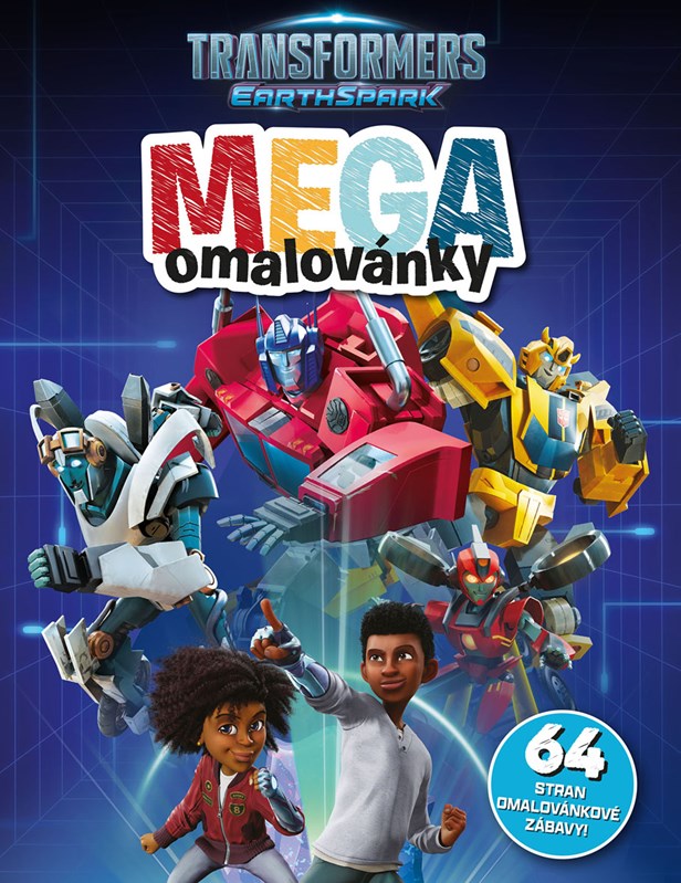 Книга Transformers - Mega omalovánky 