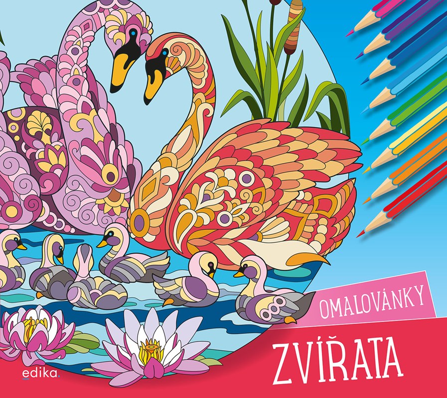 Book Zvířata – omalovánky Andrea Brázdová