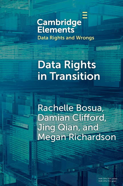 Kniha Data Rights in Transition Rachelle Bosua