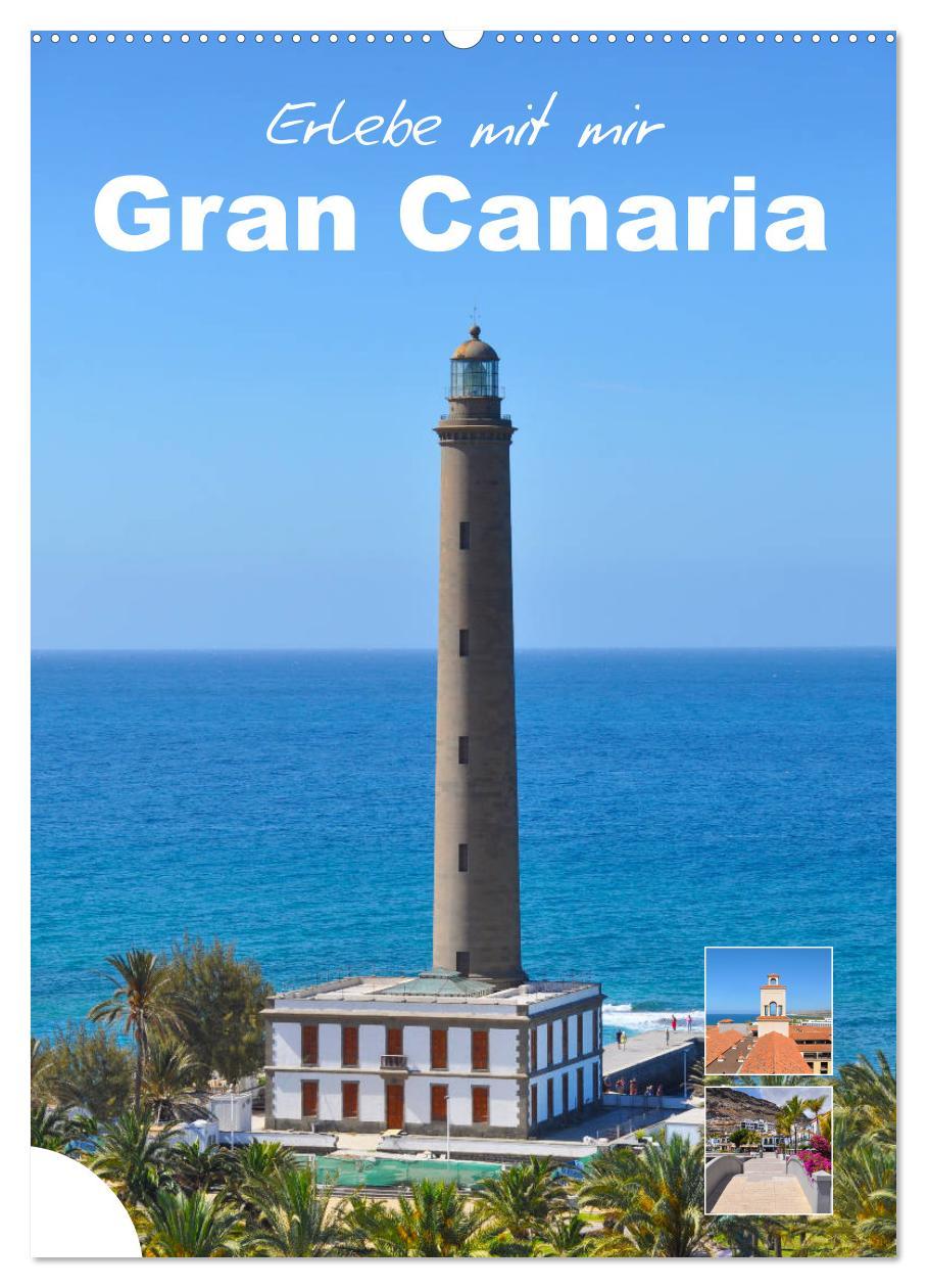 Kalendár/Diár Erlebe mit mir Gran Canaria (Wandkalender 2026 DIN A2 hoch), CALVENDO Monatskalender Calvendo