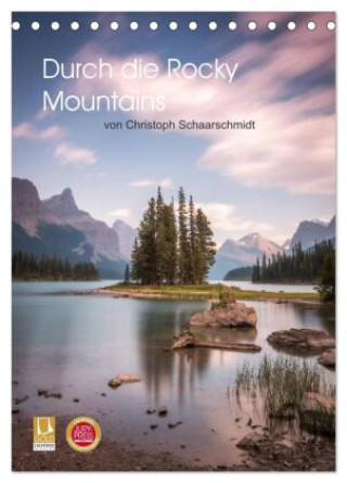 Kalendár/Diár Die kanadischen Rockies (Tischkalender 2026 DIN A5 hoch), CALVENDO Monatskalender Calvendo