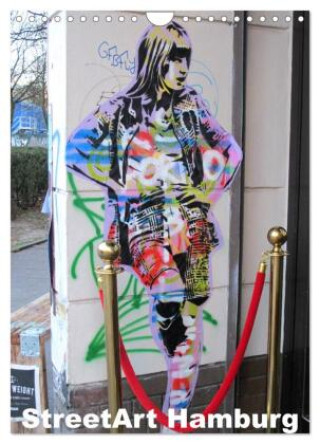 Календар/тефтер Hamburg StreetArt (Wandkalender 2026 DIN A4 hoch), CALVENDO Monatskalender Calvendo