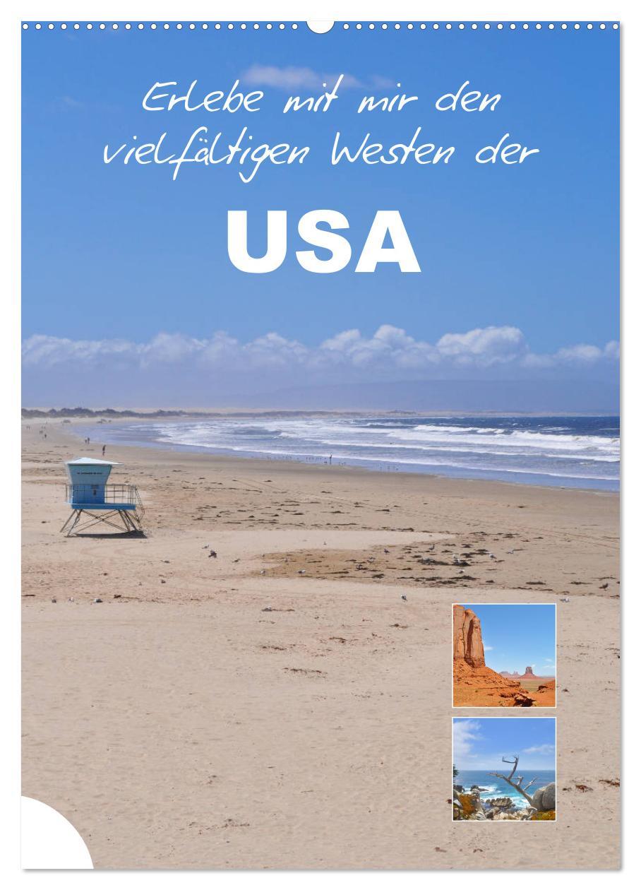 Календар/тефтер Erlebe mit mir den vielfältigen Westen der USA (Wandkalender 2026 DIN A2 hoch), CALVENDO Monatskalender Calvendo