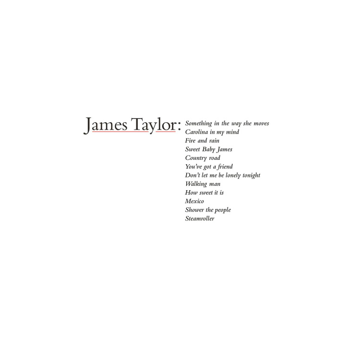Audio Greatest Hits James Taylor