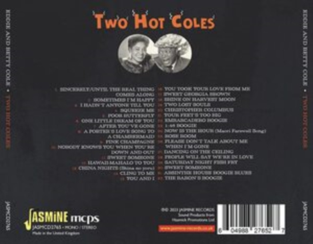 Audio Two Hot Coles Eddie & Betty Cole
