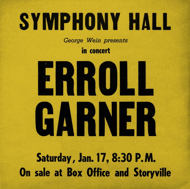 Audio Symphony Hall Concert Erroll Garner