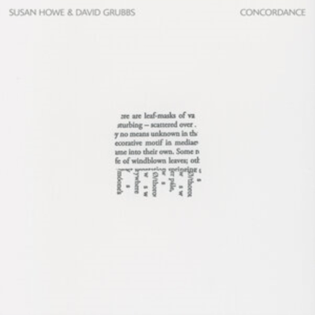 Audio Concordance Susan Howe & David Grubbs