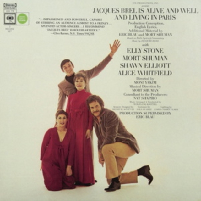 Audio Jacques Brel Is Alive and Well and Living in Paris Various Artists
