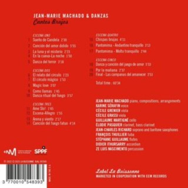 Audio Cantos Brujos Jean-Marie Machado & Danzas