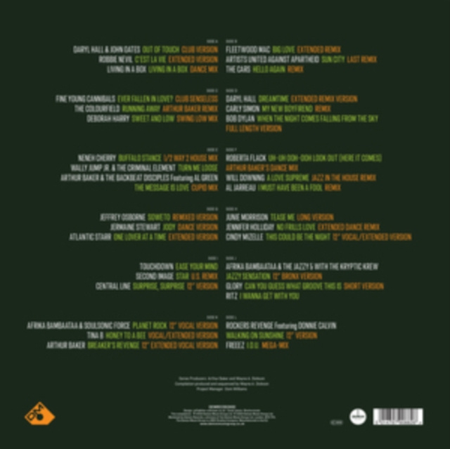 Audio Arthur Baker Presents Dance Masters Various Artists