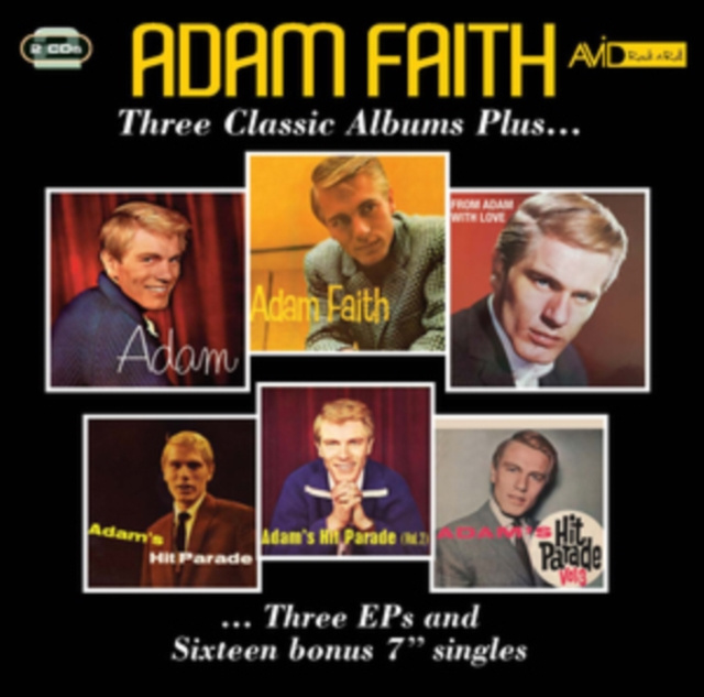 Áudio Three Classic Albums Plus Adam Faith