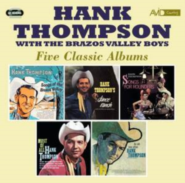 Audio Five Classic Albums Hank Thompson with the Brazos Valley Boys