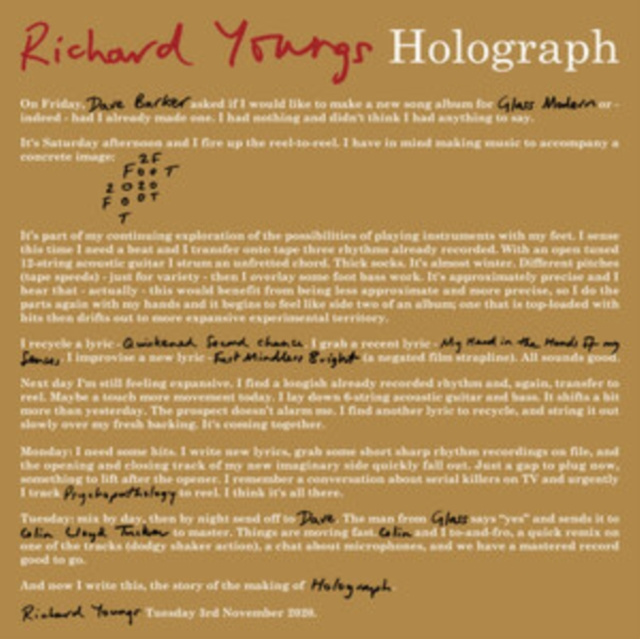 Audio Holograph Richard Youngs