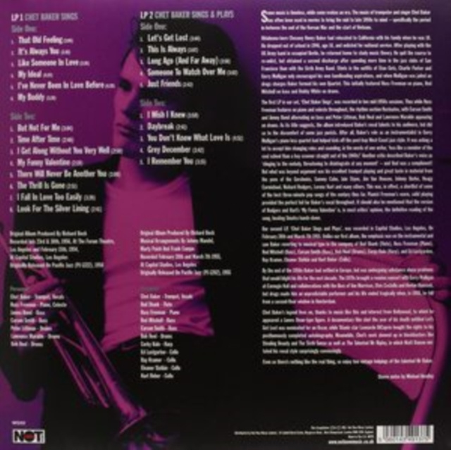 Audio Sings & Plays Chet Baker