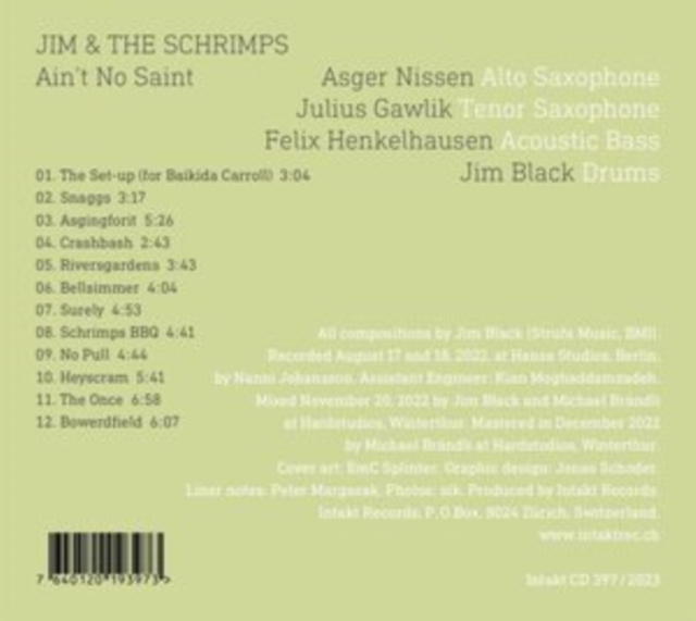 Audio Ain't No Saint Jim & The Schrimps