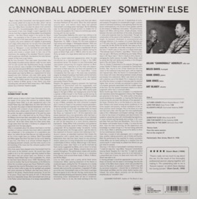 Audio Somethin' Else Cannonball Adderley