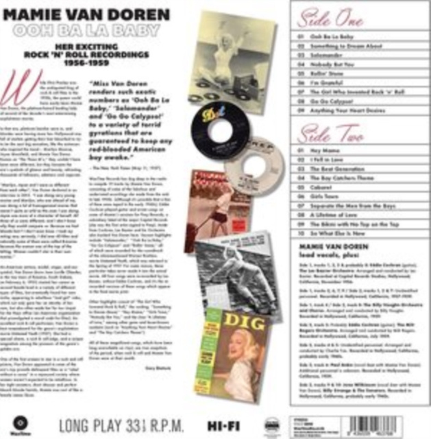 Audio Ooh Ba La Baby Mamie Van Doren